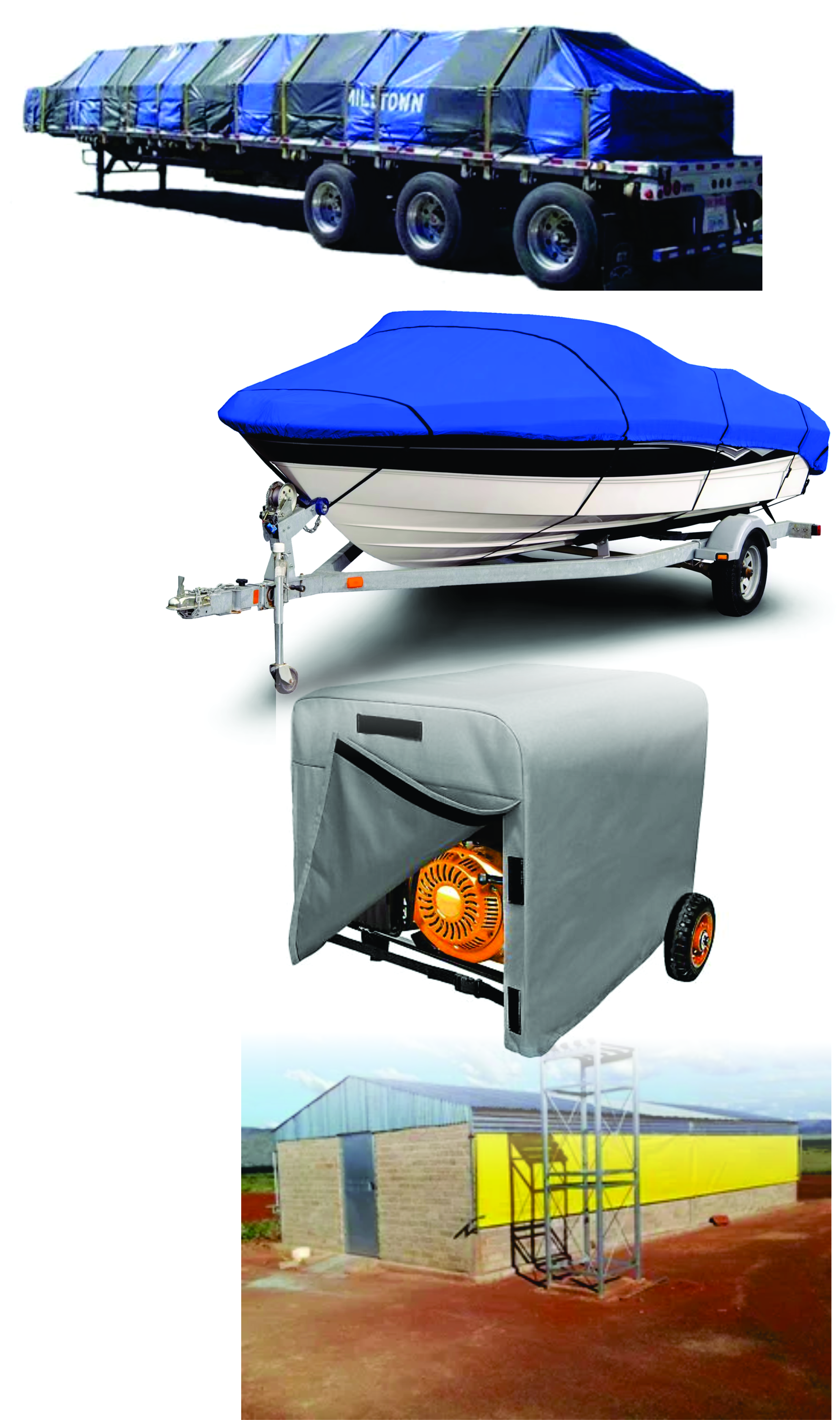 Truck Tarpaulin Boat Cover Chicken House Curtain
